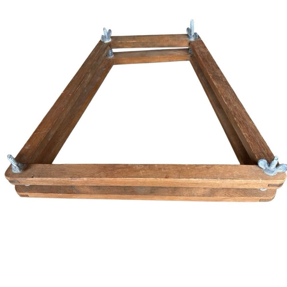 Vintage Wood Tennis Racket Frame - Picture 3 of 6